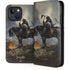 Death Dealer on Horseback by Frazetta iPhone 15 Plus Folio Case