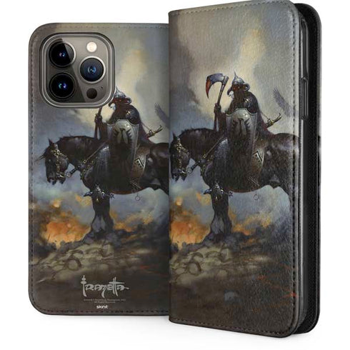Death Dealer on Horseback by Frazetta iPhone Cases