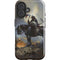 Death Dealer on Horseback by Frazetta iPhone 16 Impact Case