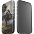 Death Dealer on Horseback by Frazetta iPhone 16 Impact Case