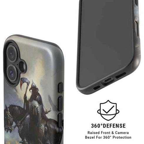 Death Dealer on Horseback by Frazetta iPhone 16 Plus Magsafe Impact Case