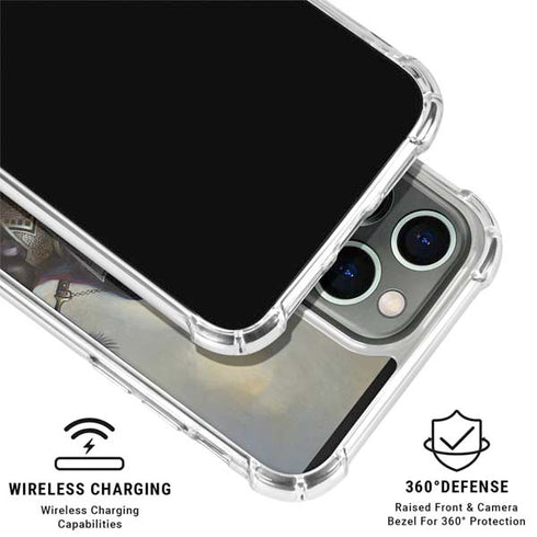 Death Dealer on Horseback by Frazetta iPhone 16 Pro Clear Case