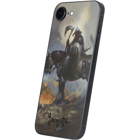 Death Dealer on Horseback by Frazetta iPhone 16e Skin