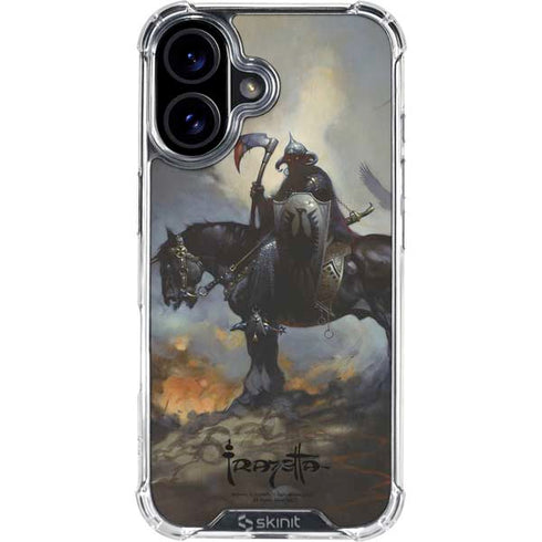 Death Dealer on Horseback by Frazetta iPhone 17 Clear Case