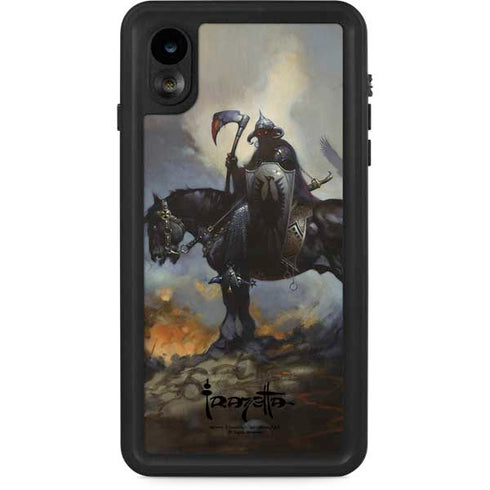 Death Dealer on Horseback by Frazetta iPhone Cases