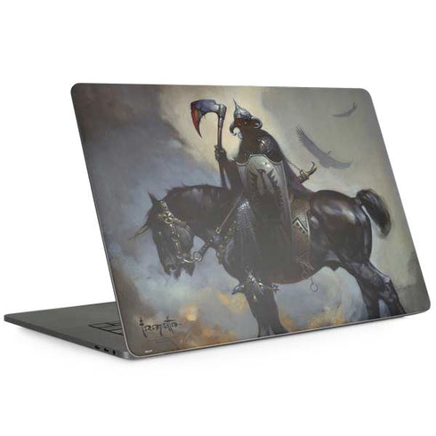 Death Dealer on Horseback by Frazetta MacBook Skins