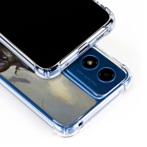 Death Dealer on Horseback by Frazetta Moto G 5G (2024) Clear Case