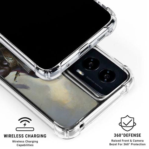 Death Dealer on Horseback by Frazetta Moto G Power 5G (2024) Clear Case