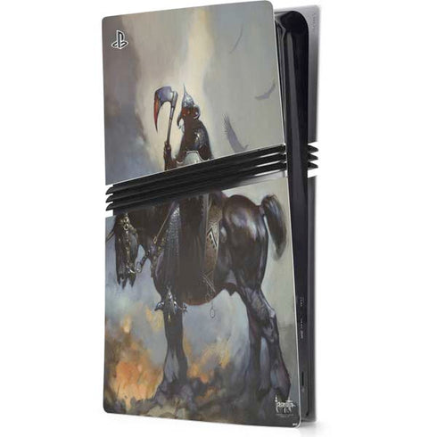 Death Dealer on Horseback by Frazetta PS5 Pro Console Skin