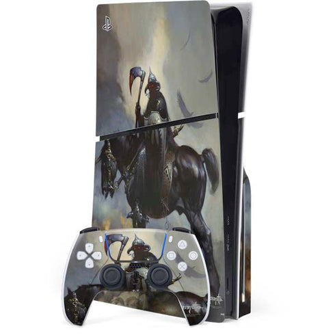 Death Dealer on Horseback by Frazetta PlayStation PS5 Skins