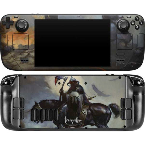 Death Dealer on Horseback by Frazetta Steam Deck Handheld Gaming Computer OLED Skin