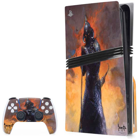 Death Dealer by Frazetta PS5 Pro Disk Bundle Skin