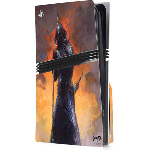 Death Dealer by Frazetta PS5 Pro Disk Console Skin