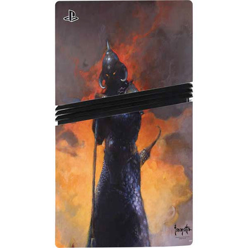 Death Dealer by Frazetta PS5 Pro Disk Console Skin