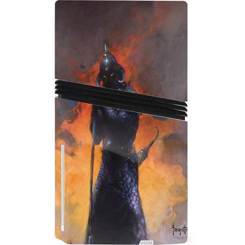 Death Dealer by Frazetta PS5 Pro Disk Console Skin