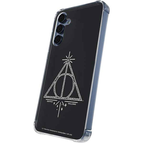 Wizarding Worlds Harry Potter Deathly Hallows Symbol Galaxy A35 5G Clear Case
