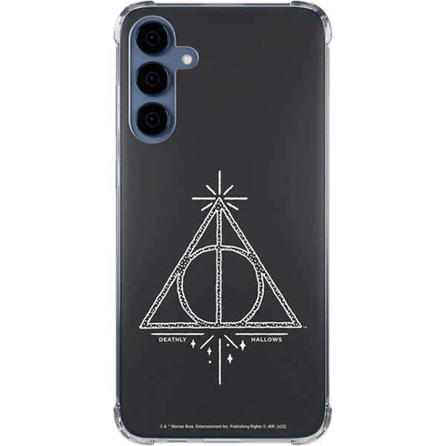 Wizarding Worlds Harry Potter Deathly Hallows Symbol Galaxy A55 5G Clear Case