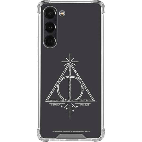 Wizarding Worlds Harry Potter Deathly Hallows Symbol Galaxy S24 FE Clear Case