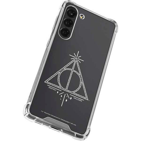 Wizarding Worlds Harry Potter Deathly Hallows Symbol Galaxy S24 FE Clear Case