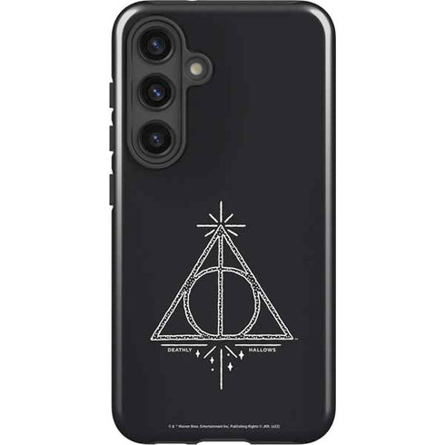 Wizarding Worlds Harry Potter Deathly Hallows Symbol Galaxy S25 Impact Case