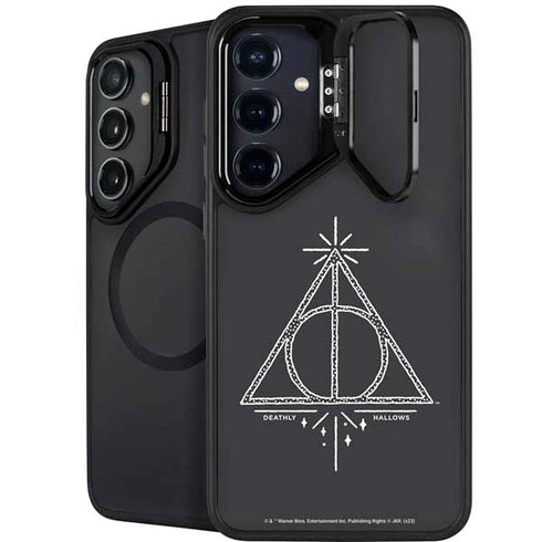 Wizarding Worlds Harry Potter Deathly Hallows Symbol Galaxy S25 Kickstand Case
