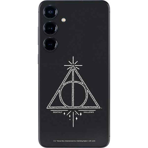 Wizarding Worlds Harry Potter Deathly Hallows Symbol Galaxy S25 Plus Skin