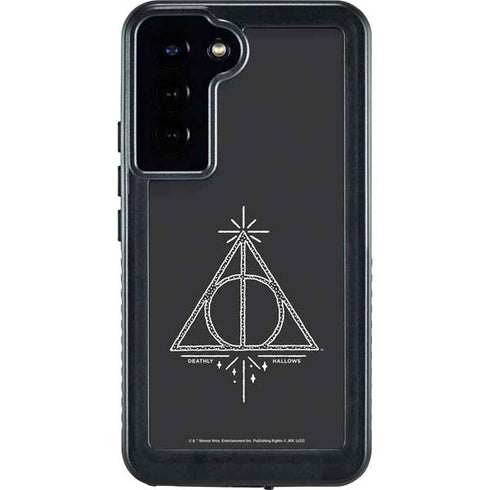 Wizarding Worlds Harry Potter Deathly Hallows Symbol Galaxy S24 Plus Waterproof Case