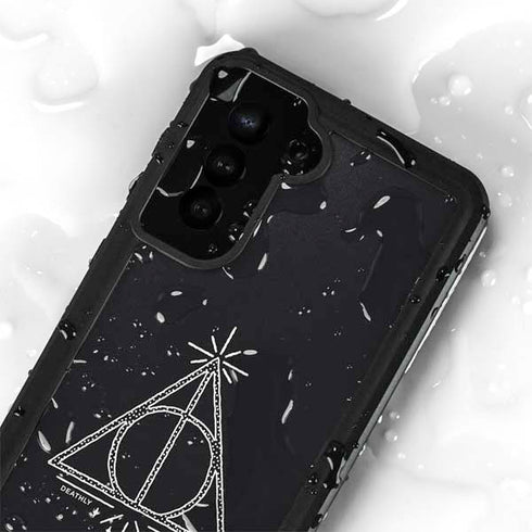 Wizarding Worlds Harry Potter Deathly Hallows Symbol Galaxy S24 Plus Waterproof Case