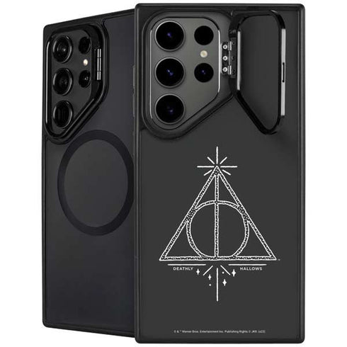 Wizarding Worlds Harry Potter Deathly Hallows Symbol Galaxy S25 Ultra Kickstand Case