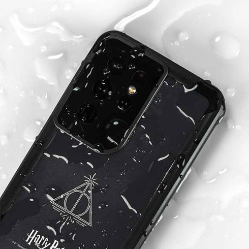 Wizarding Worlds Harry Potter Deathly Hallows Symbol Galaxy S24 Ultra Waterproof Case