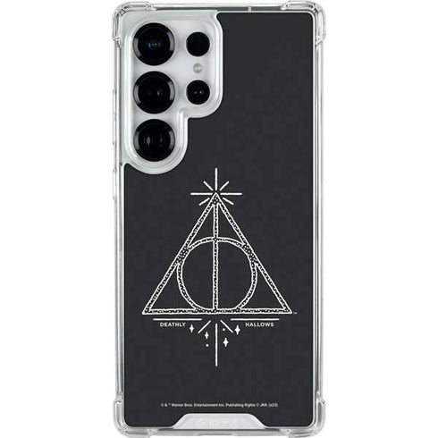 Wizarding Worlds Harry Potter Deathly Hallows Symbol Galaxy S25 Ultra Clear Case