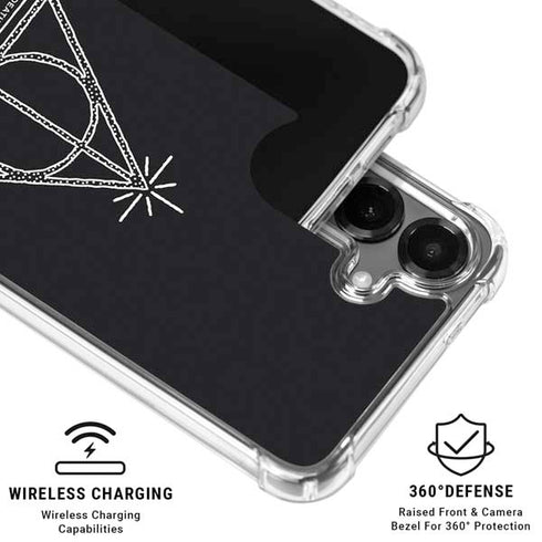 Wizarding Worlds Harry Potter Deathly Hallows Symbol Galaxy S26 Clear Case