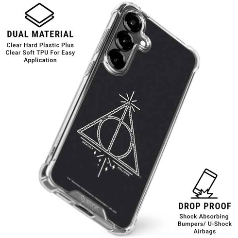 Wizarding Worlds Harry Potter Deathly Hallows Symbol Galaxy S26 Clear Case