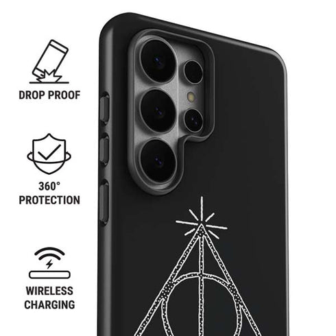 Wizarding Worlds Harry Potter Deathly Hallows Symbol Galaxy S26 Ultra Impact Case