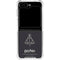 Wizarding Worlds Harry Potter Deathly Hallows Symbol Galaxy Z Flip6 Clear Case