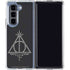 Wizarding Worlds Harry Potter Deathly Hallows Symbol Galaxy Z Fold5 5G Clear Case