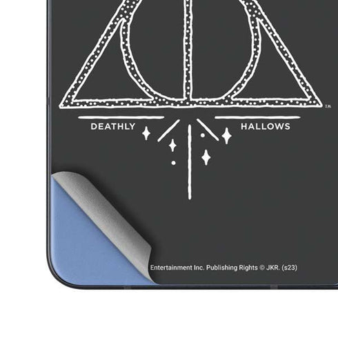 Wizarding Worlds Harry Potter Deathly Hallows Symbol Galaxy Z Fold5 5G Skin