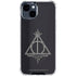 Wizarding Worlds Harry Potter Deathly Hallows Symbol iPhone 15 Clear Case