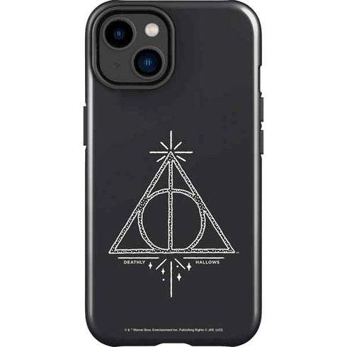 Wizarding Worlds Harry Potter Deathly Hallows Symbol iPhone 15 Impact Case