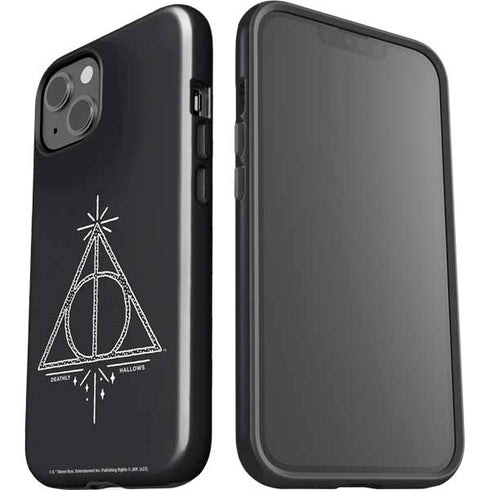 Wizarding Worlds Harry Potter Deathly Hallows Symbol iPhone 15 Impact Case