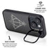 Wizarding Worlds Harry Potter Deathly Hallows Symbol iPhone 15 Plus Kickstand Case