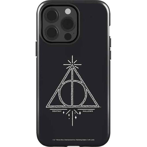 Wizarding Worlds Harry Potter Deathly Hallows Symbol iPhone 15 Pro Impact Case
