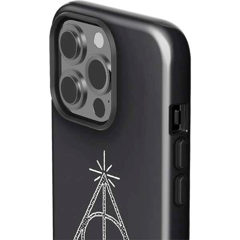 Wizarding Worlds Harry Potter Deathly Hallows Symbol iPhone 15 Pro Impact Case