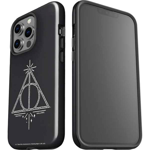 Wizarding Worlds Harry Potter Deathly Hallows Symbol iPhone 15 Pro Impact Case