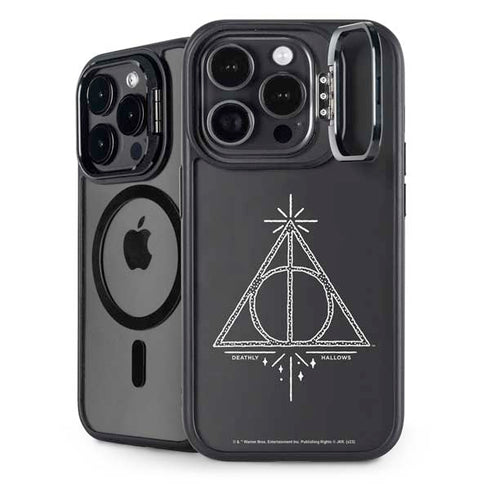 Wizarding Worlds Harry Potter Deathly Hallows Symbol iPhone 15 Pro Max Kickstand Case