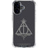 Wizarding Worlds Harry Potter Deathly Hallows Symbol iPhone 16 Clear Case