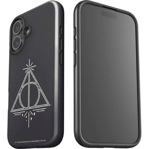 Wizarding Worlds Harry Potter Deathly Hallows Symbol iPhone 16 Impact Case