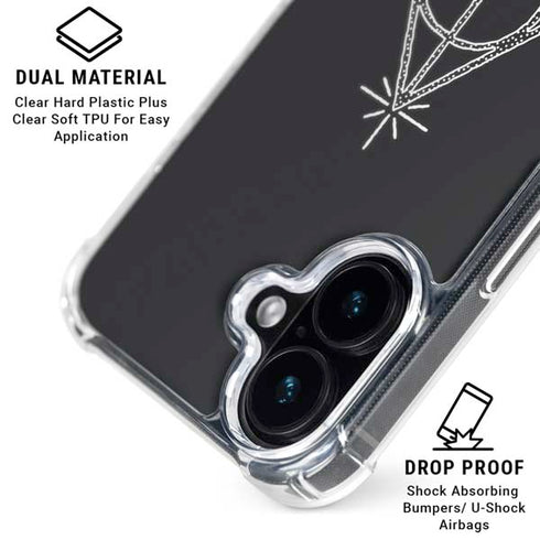Wizarding Worlds Harry Potter Deathly Hallows Symbol iPhone 16 MagSafe Case