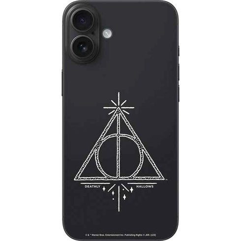 Wizarding Worlds Harry Potter Deathly Hallows Symbol iPhone 16 Plus Skin