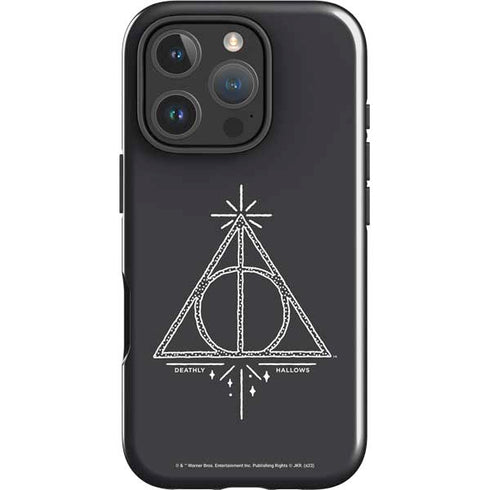Wizarding Worlds Harry Potter Deathly Hallows Symbol iPhone 16 Pro Impact Case